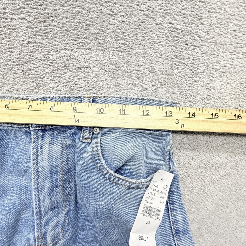 PacSun Jeans Womens 25 Blue Light Wash Wide-Leg High Rise Relaxed Denim - Picture 5 of 9